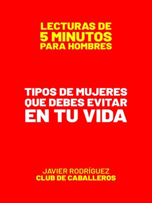 cover image of Tipos De Mujeres Que Debes Evitar En Tu Vida